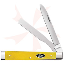 Case Baby Doc 2-Blade Folding Knife Smooth Yellow Bone