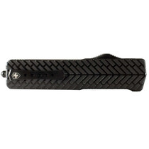 Templar Large Premium Lightweight Black Herringbone Drop Point OTF Knife