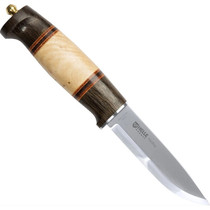 Helle Harding Fixed Blade Knife 3.9-Inch Blade with Leather Sheath