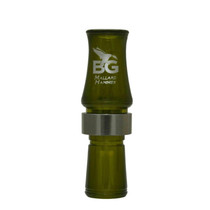 Buck Gardner Mallard Hammer Poly Double Reed Duck Call Olive Green
