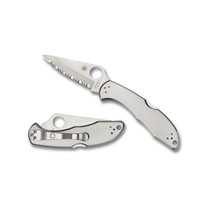 Spyderco Delica 4 Stainless SpyderEdge Folding Knife