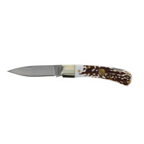 Uncle Henry Staglon Lockback Folding Knife 2.75-Inch Drop Point