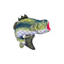 ROCT Outdoor Fighting Bass Lined Dog Toy 8.5 x 9 x 2.75 Inch