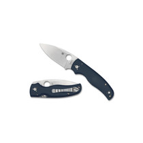 Spyderco Shaman Folding Knife 3.58" CPM SPY27 Cobalt Blue G-10