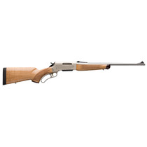 Browning 034035116 BLR Medallion White Gold 7mm-08 Rem 4+1 20" Gloss Nickel Gloss AAA Maple Right Hand