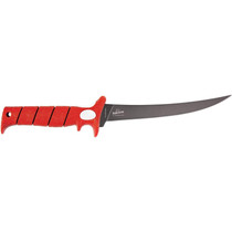Bubba Tapered Flex Fillet Knife 9" SS Blade Polymer Handle Red/White