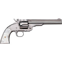 Uberti 1875 No. 3 2nd Model Top Break .45 Colt 5" Nickel/Pearl Grip
