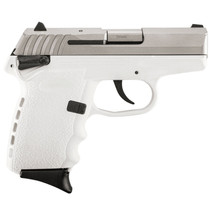 SCCY CPX-1 9mm 3.1" 10rd White Polymer Grip SS Slide