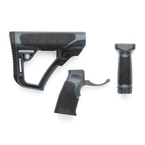 Daniel Defense Collapsible Stock, Pistol Grip, Vertical Foregrip Combo
