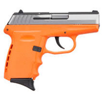 SCCY CPX-2 9mm 3.1" Barrel Orange Frame SS Slide 10rd