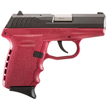 SCCY CPX-2 Double Action Only 9mm 3" Barrel Crimson Red Polymer Frame No Manual Safety 10rd Mag