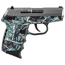 SCCY CPX-1 Carbon 9mm 3.1" Barrel Muddy Girl Serenity Grip Stainless Steel Slide 10rd