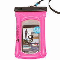 Float Phone Dry Bag - Neon Pink