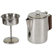 Stainless Steel Percolator Coffee Pot 9 Cups