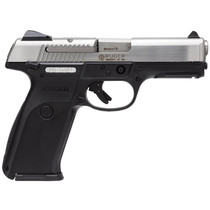 Ruger SR9 9mm 4.1" Adjustable Sights Rail SS Slide 17rd Mag