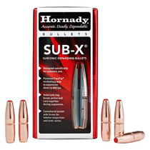 HORNADY 30730 30 CAL .308 190 GR SUB-X (FTX) 100 CT.