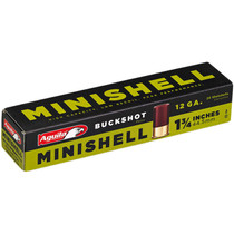 Aguila MiniShells 12 GA 1-3/4" Shell #4 and #1 Buckshot Combination 20 Rounds