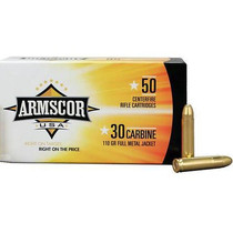 Armscor USA 30 Carbine FMJ 110GR 50 Rounds