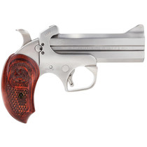 Bond Arms Snake Slayer IV .45 Colt/410 4.25" Barrel SS Satin Finish Extended Rosewood Grips 2 Shot