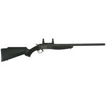 CVA Hunter Single Shot Break Action Rifle .444 Marlin 25" Barrel with Scope Mount Black Synthetic Stock Blued Finish