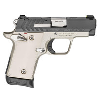 Springfield 911 Micro Compact 380ACP 2.7" Barrel Platinum Finish Graphite Cerakote Slide 1-6Rd & 1-7Rd Mag Ivory Grips Night Sights