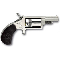 North American Arms NAA Wasp 22LR 1.125" 5rd Black Rubber Grip SS