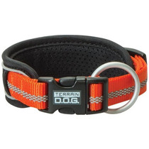 Terrain Dog 1" Medium Pad Reflect Collar - Orange