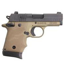 Sig P938 9MM 3IN Combat 2-Tone Flat Dark Earth SAO Siglite Flat Dark Earth Rubber Grip (1) 7RD Steel MAG Ambi Safety