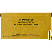 Winchester Service Grade .45 ACP 185 Grain JSW 50 Rounds