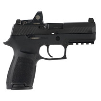 Sig P320 Compact RX Double 9mm 3.9" Black Grip Black Nitron Stainless 10rd Romeo1 Reflex