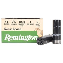 Remington Game Load Ammunition 12 Gauge 2-3/4" 1 oz #8 Shot 25 Rounds