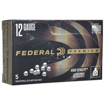 Federal Premuim 12GA 2-3/4" 00-BUCK High Density Lead Free 5 Rounds