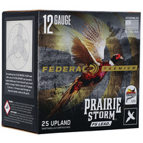 Federal PFX129FS4 Prairie Storm 12 Gauge 3" 1 5/8 oz 4 Shot 25 Rounds