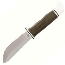 Buck Knifes 103 Skinner Pro Fixed Blade Knife 4" Skinner S35VN Satin Blade Micarta Handle Green