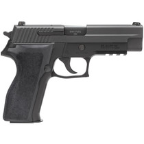 Sig P226 9MM 4.4In Nitron Black Da/Sa Siglite E2 Grip (2) 10Rd Steel MAG CA Compliant