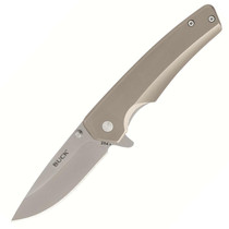 Buck Knifes 254 Odessa Folding 3.125" Drop Point 7Cr17MoV Stainless Satin Blade Stainless Handle