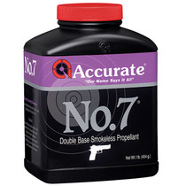 ACCURATE NO.7 1LB CAN SMOKELESS POWDER.
