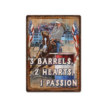 Rivers Edge 2670 Tin Sign 12in x - 17in - Barrels Passion - 2670