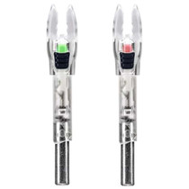 Nockturnal Shift Universal Lighted Arrow Nock Red & Green Pack of 2