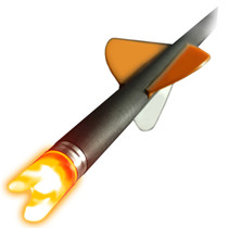 Ravin Crossbow Bolt Replacement Lighted Nocks Orange Pack of 3
