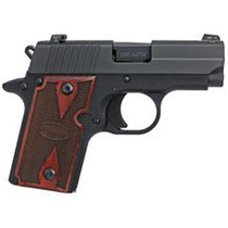 Sig P238 380 ACP 2.7In Rosewood Black SAO Siglite Rosewood Grip (1) 6RD Steel MAG MA Compliant