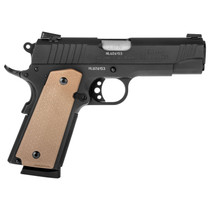 Taurus 1911 Commander 45 ACP 4.25" 8rd Flat Dark Earth Magpul MOE Grips/Frame Black Slide