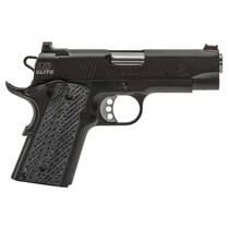 Springfield 1911 Range Officer Elite Compact Single 45 ACP 4" Black G10 Grip Black 6rd