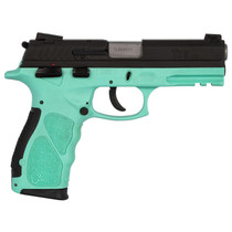 Taurus TH9 Compact 9mm 13rd/17rd Black Slide Cyan