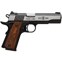 Browning 1911 Black Label Medallion .380 ACP 4.2" 8rd Black Frame Stainless Slide