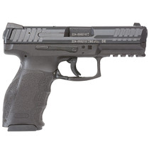 HK VP9 Standard 9mm, 4" Barrel, Black, Night Sights, 3x17rd Mags