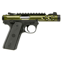 Ruger MKIV 22/45 Lite .22 LR, 4.4" Threaded Barrel, Green Anodized, 10rd