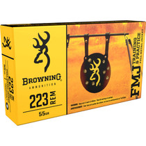 Browning FMJ Ammunition 223 Remington 55 Grain Full Metal Jacket 20 Rounds