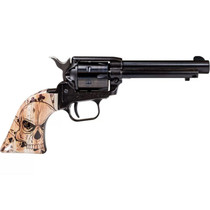 HERITAGE FIREARMS ROUGH RIDER REVOLVER .22 LR 4.75" BARREL 6-ROUNDS DEADMAN'S HAND IVORY GRIPS