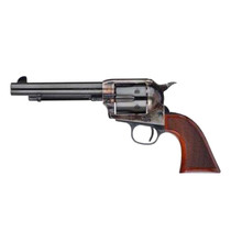 Taylor Uberti Runnin Iron Blue 1873 Revolver 45 Colt With Low Flat Hammer Spur Walnut Grips and Case Hardened Frame 5.5" Barrel Model 4205